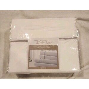 White Bella Russo Sand And Snooze Queen 4 Piece Sheet Set Brushed Microfiber